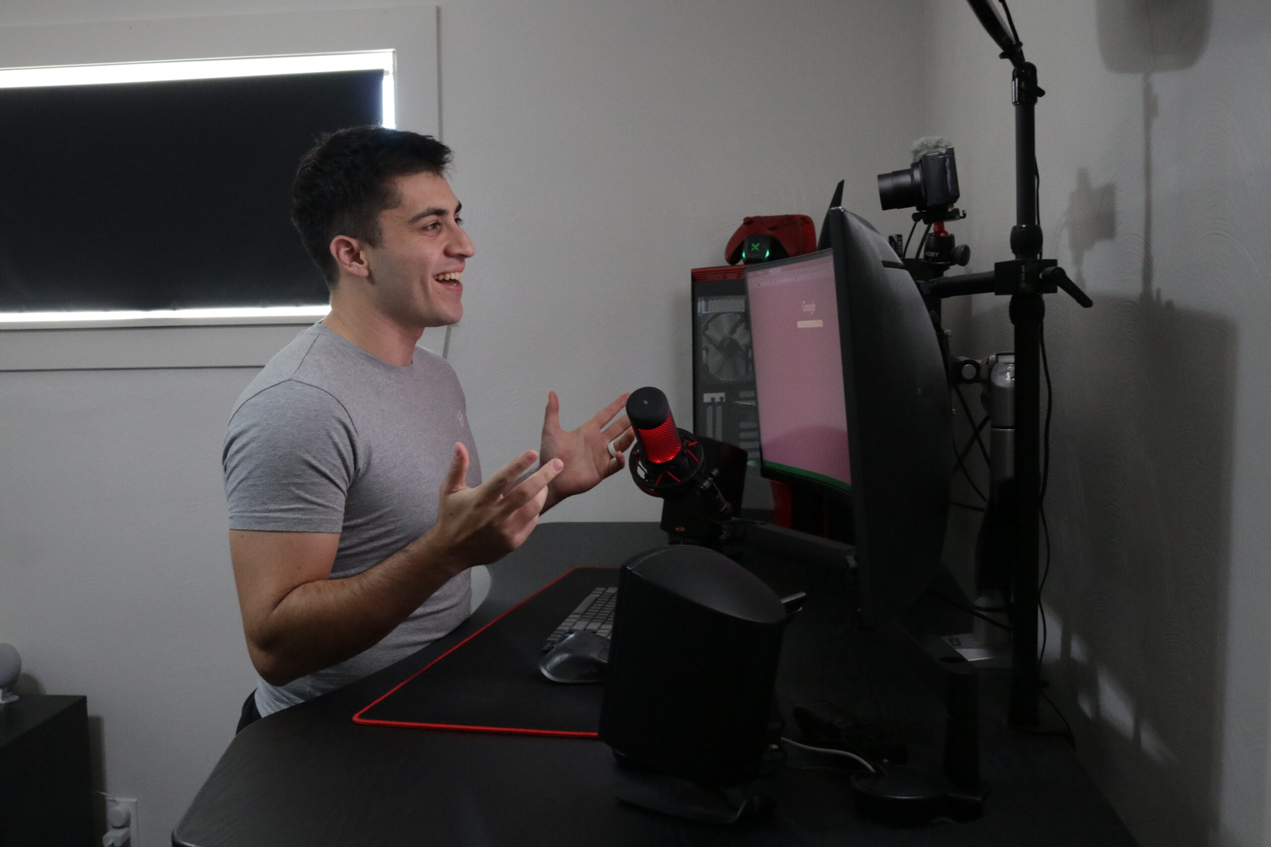 Mark Szymanski on camera