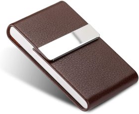 MaxGear Leather Business Card Holder