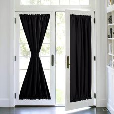 PONY DANCE Blackout French Door Curtain