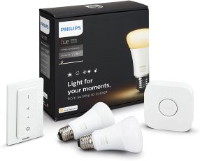 Philips Hue White Ambiance Smart Bulb Starter Kit